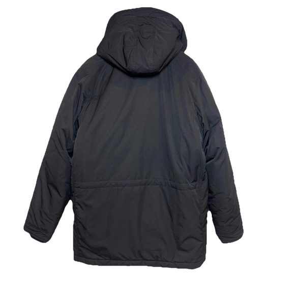 Uniqlo Down Filled Oversize Parka Coat Black Hooded Warm Winter Women’s Size 4 - Picture 3 of 15